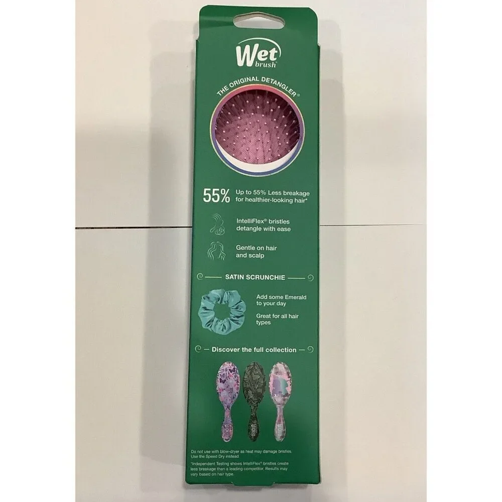 scünci x Wicked Open Cut Claw Clip, Glinda Periwinkle & Wet Brush Wicked, New